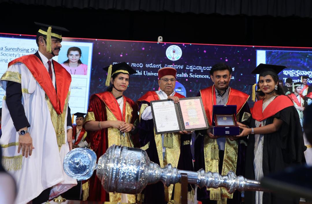 Ms. VEENA 1st Rank & Gold Medalist